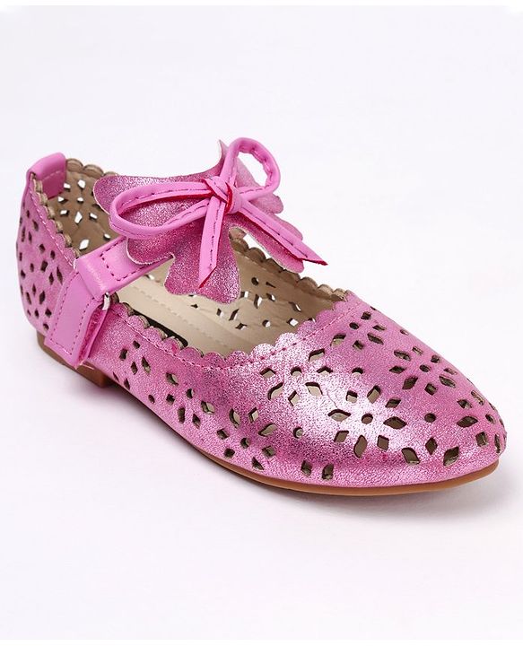Cute Walk by Babyhug Bellies Bow Applique - Pink - EU 25 Pink