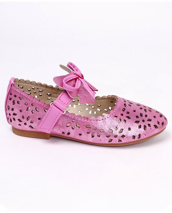 Cute Walk by Babyhug Bellies Bow Applique - Pink - EU 25 Pink
