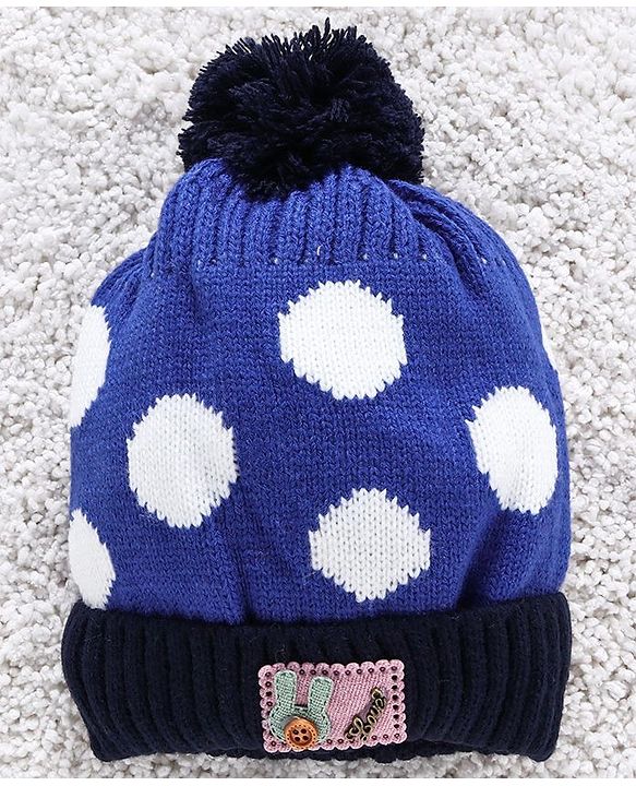Babyhug Woollen Cap Mittens & Muffler Set - Purple