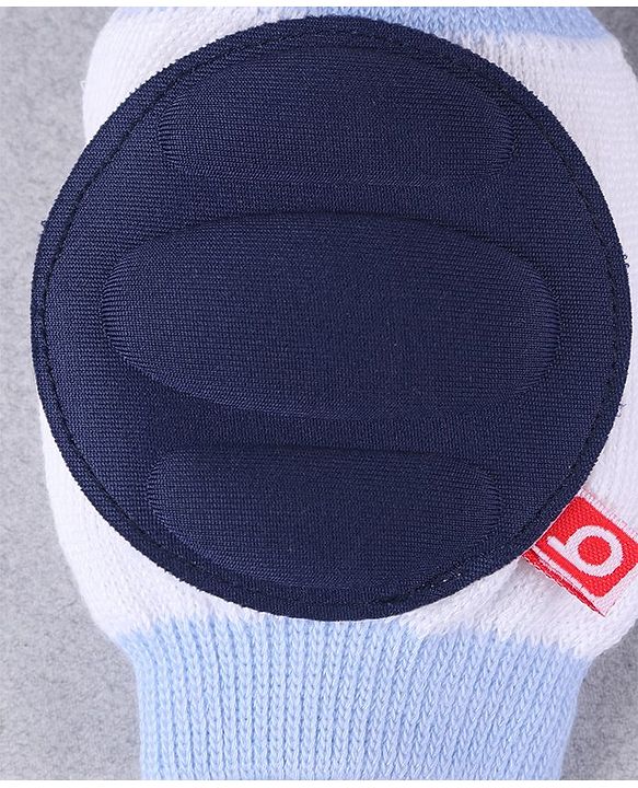 Babyhug Elbow & Knee Protection Pads White and Navy Blue (Design May Vary)