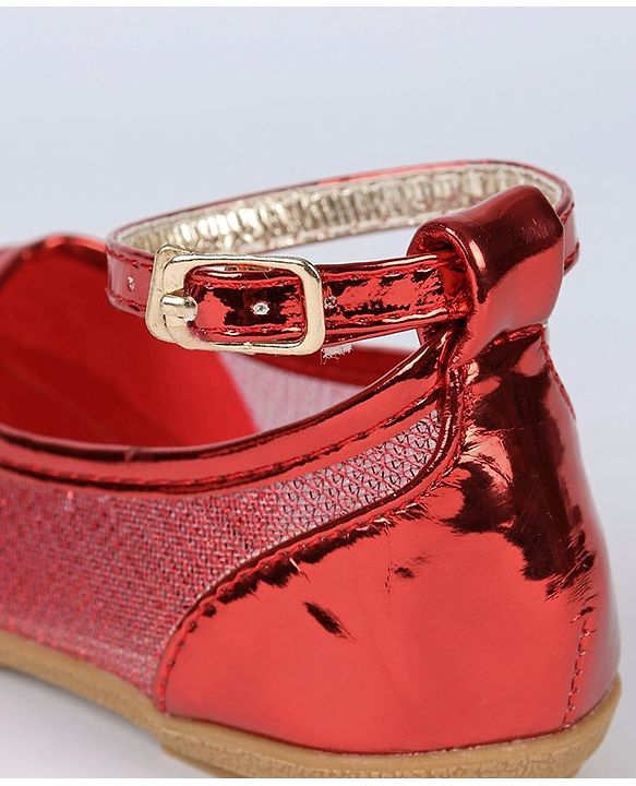 Cute Walk by Babyhug Floral Motif Bellies - Red