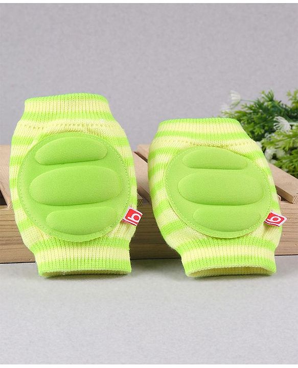 Babyhug Elbow & Knee Protection Pads Protection Pads Green & Yellow (Design May Vary)