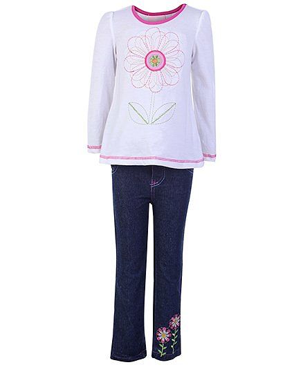 Babyhug Full Sleeves Top Jacket And Legging