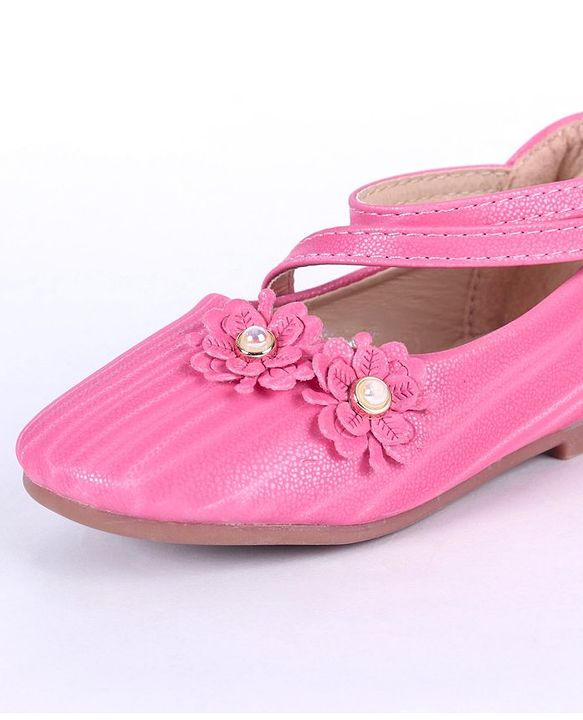 Cute Walk by Babyhug Bellies With Floral Motif - Pink
