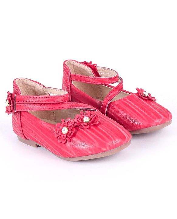 Cute Walk by Babyhug Bellies With Floral Motif - Red