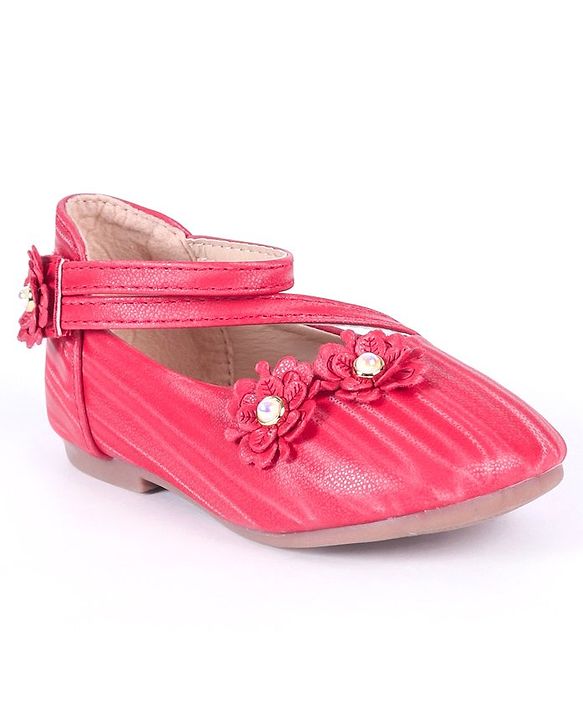 Cute Walk by Babyhug Bellies With Floral Motif - Red