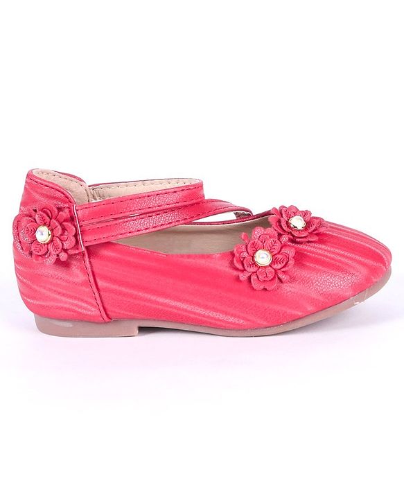 Cute Walk by Babyhug Bellies With Floral Motif - Red