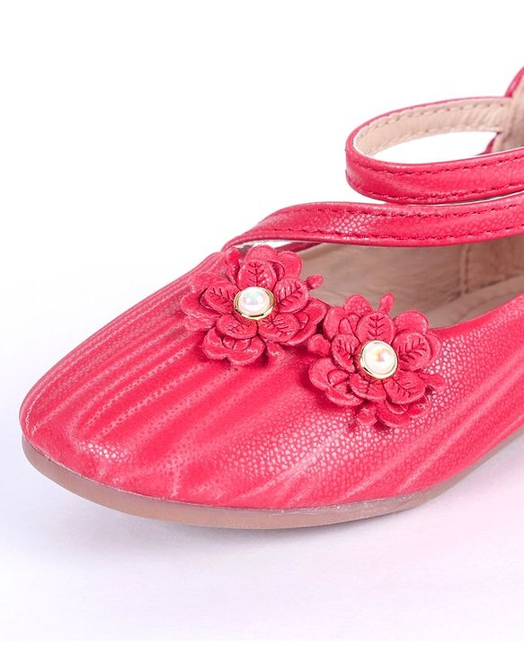 Cute Walk by Babyhug Bellies With Floral Motif - Red