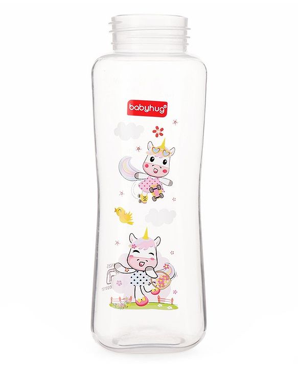 Babyhug Wide Neck Sterilizable Polypropylene Feeding Bottle Pink - 150 ml