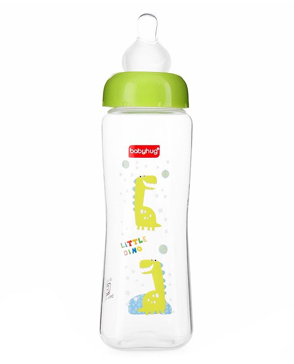 Babyhug Wide Neck Sterilizable Polypropylene Feeding Bottle Pink - 150 ml