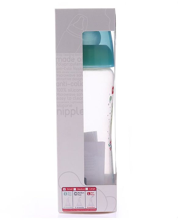 Babyhug Wide Neck Sterilizable Polypropylene Feeding Bottle Pink - 150 ml