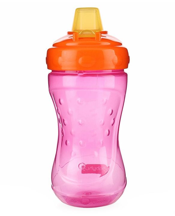 Babyhug Ergo Grip Soft Spout Sipper - Pink Orange