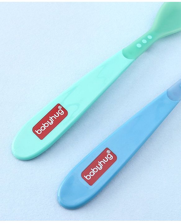 Babyhug Heat Sensitive Spoons 1.5ml Set of 2 - Blue Green