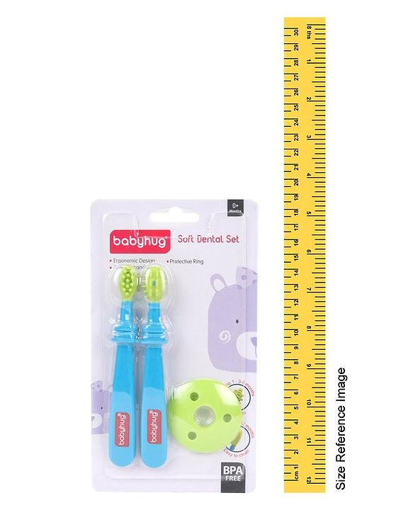 Babyhug Soft Dental Set - Blue Green