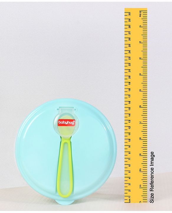 Babyhug Suction Bowl With Spoon Blue Green - 300 ml