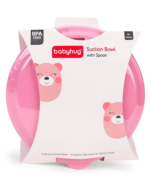 Babyhug Suction Bowl With Spoon Blue Green - 300 ml