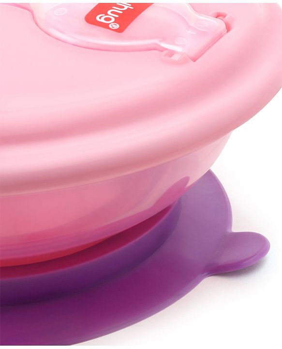 Babyhug Suction Bowl With Spoon Blue Green - 300 ml