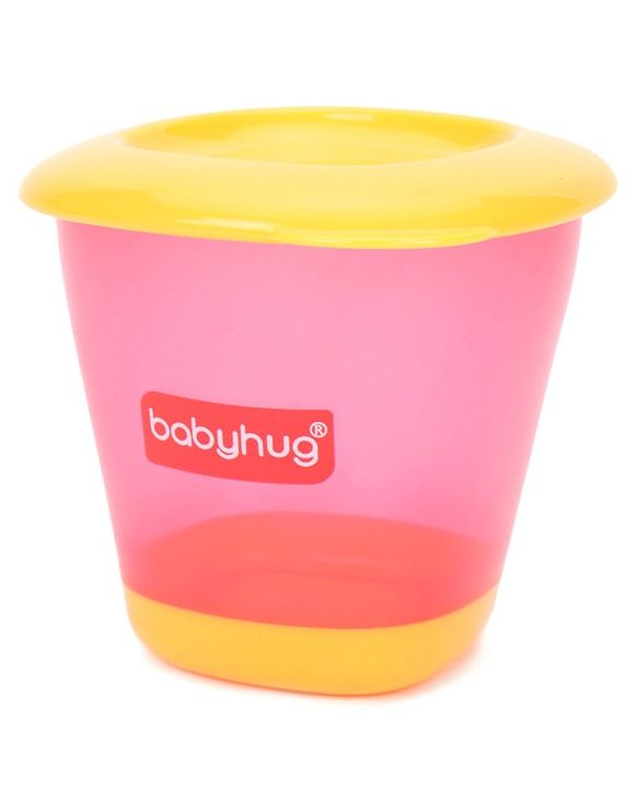 Babyhug 150 ml Weaning Pots Set of 3 - Pink Yellow