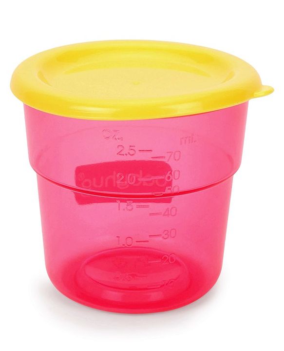 Babyhug 70 ml Freezer Snack Pots Set of 8 - Pink
