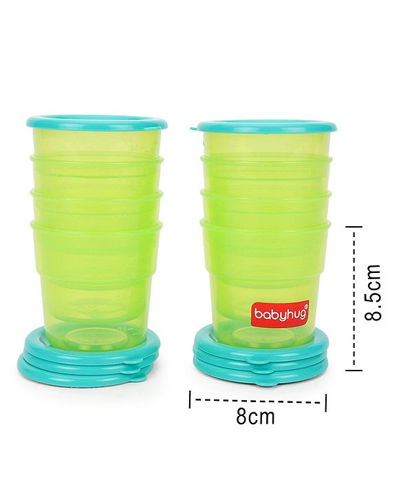 Babyhug 70 ml Freezer Snack Pots Set of 8 - Pink