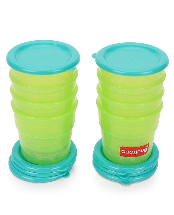 Babyhug 70 ml Freezer Snack Pots Set of 8 - Pink