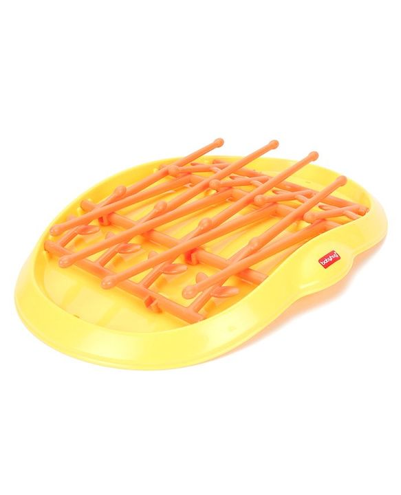 Babyhug Bottle Organizer Cum Drying Rack - Yellow