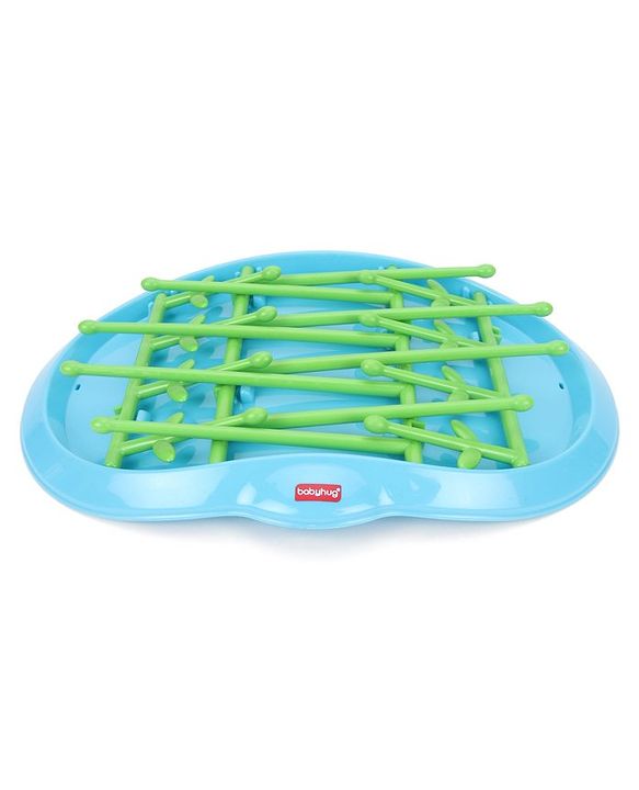 Babyhug Bottle Organizer Cum Drying Rack - Yellow