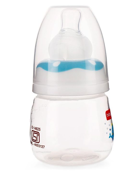 Babyhug Anti Colic Sterilizable Feeding Bottle Blue - 60 ml