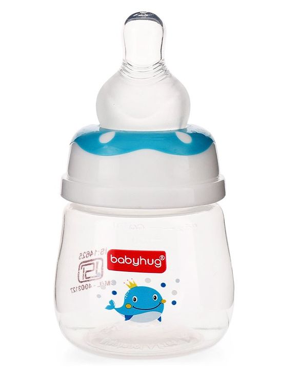 Babyhug Anti Colic Sterilizable Feeding Bottle Blue - 60 ml