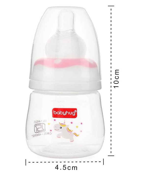 Babyhug Anti Colic Sterilizable Feeding Bottle Blue - 60 ml