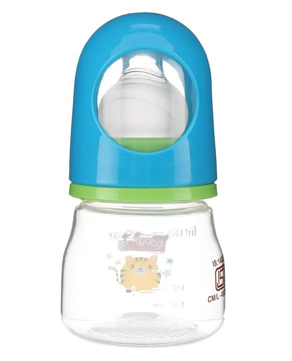 Babyhug Anti Colic Sterilizable Feeding Bottle Blue - 60 ml