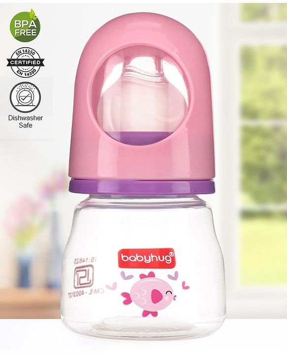 Babyhug Anti Colic Sterilizable Feeding Bottle Blue - 60 ml