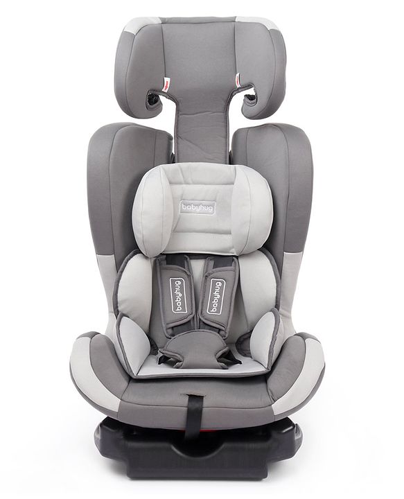 Babyhug Bon Voyage Forward Facing Isofix Convertible Car Seat - Grey