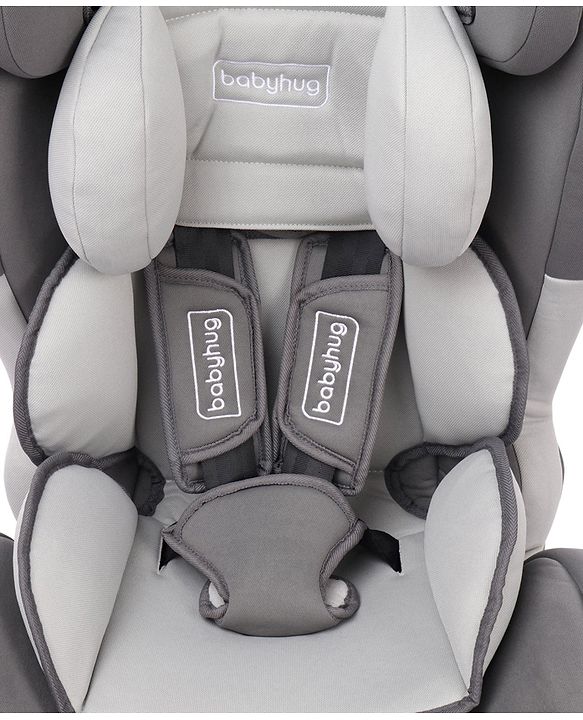Babyhug Bon Voyage Forward Facing Isofix Convertible Car Seat - Grey