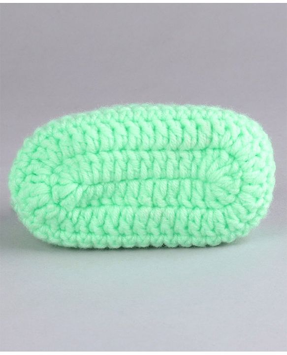 Cute Walk by Babyhug Winter Booties - Green