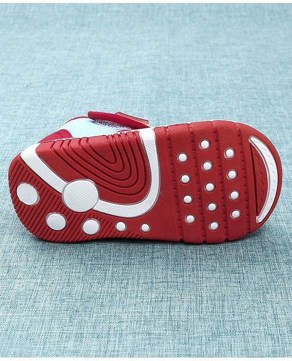 Cute Walk by Babyhug Canvas Musical Shoes Doll Patch - Red