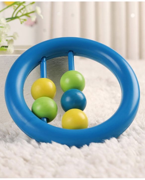 Babyhug Beads Rattle Red - Length 9 cm