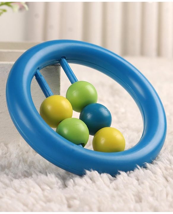 Babyhug Beads Rattle Red - Length 9 cm