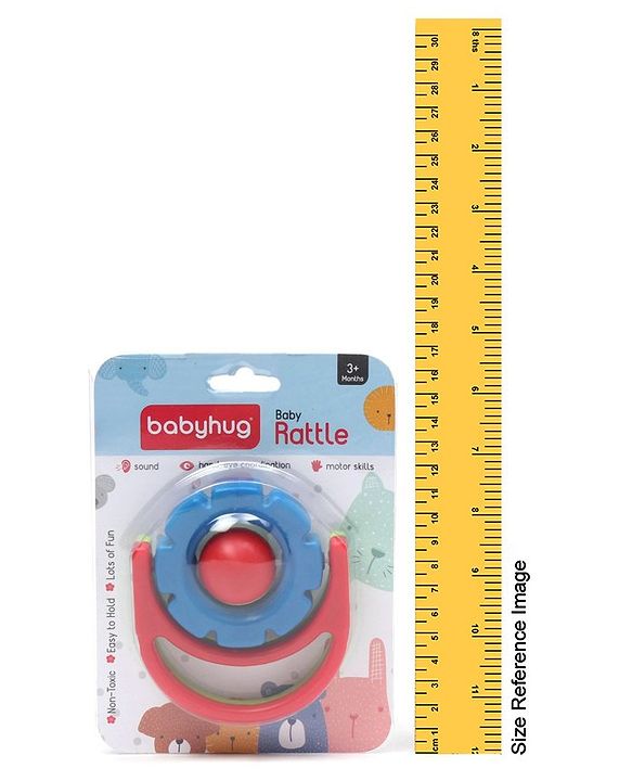 Babyhug Flip Flower Rattle - Blue