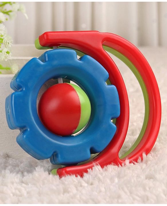 Babyhug Flip Flower Rattle - Blue