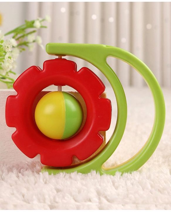 Babyhug Flip Flower Rattle - Blue