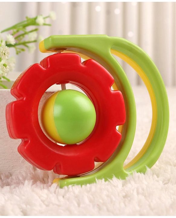 Babyhug Flip Flower Rattle - Blue