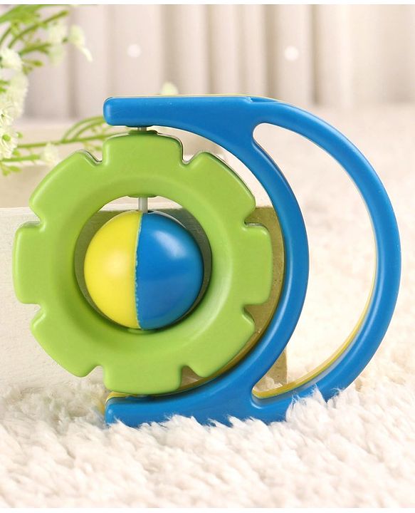 Babyhug Flip Flower Rattle - Blue