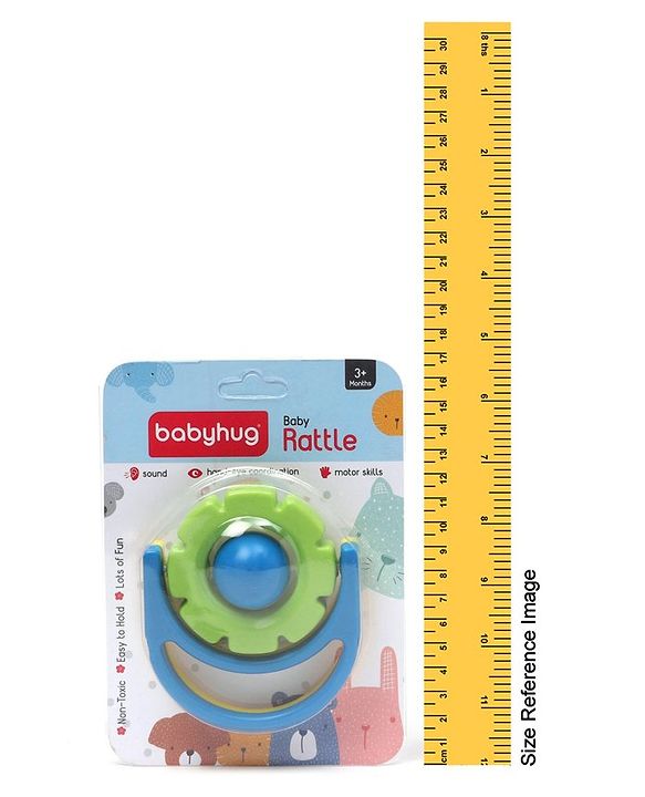 Babyhug Flip Flower Rattle - Blue