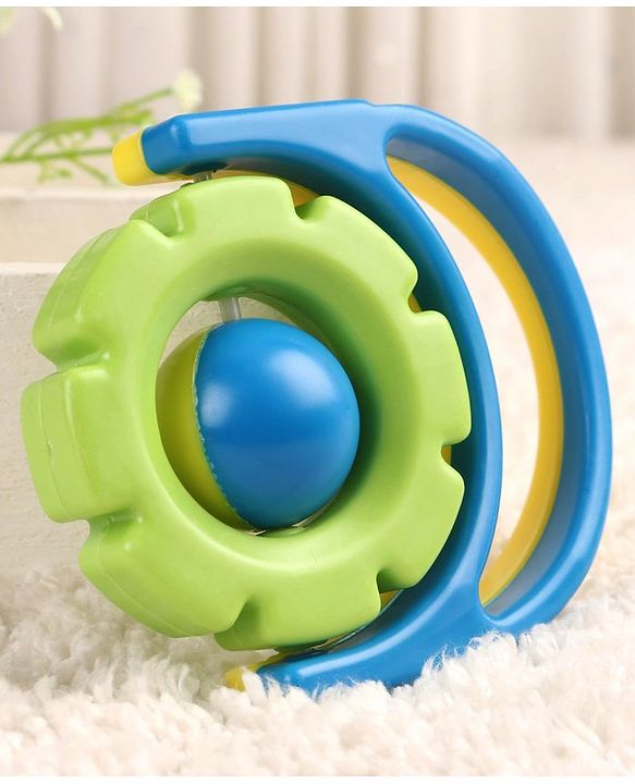 Babyhug Flip Flower Rattle - Blue