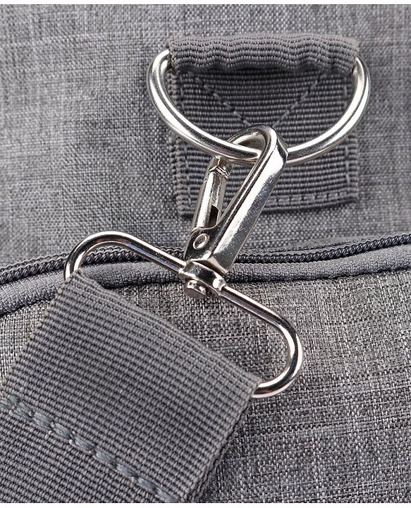 Babyhug Multipurpose Backpack Style Diaper Bag - Grey