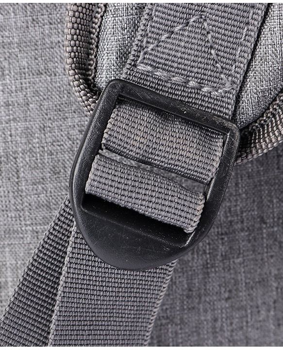Babyhug Multipurpose Backpack Style Diaper Bag - Grey
