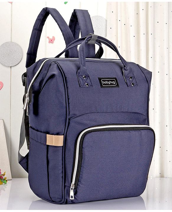 Babyhug Backpack Style Diaper Bag - Red Black
