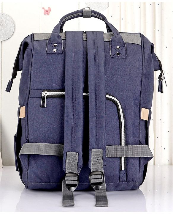 Babyhug Backpack Style Diaper Bag - Red Black