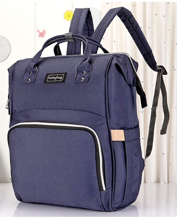 Babyhug Backpack Style Diaper Bag - Red Black